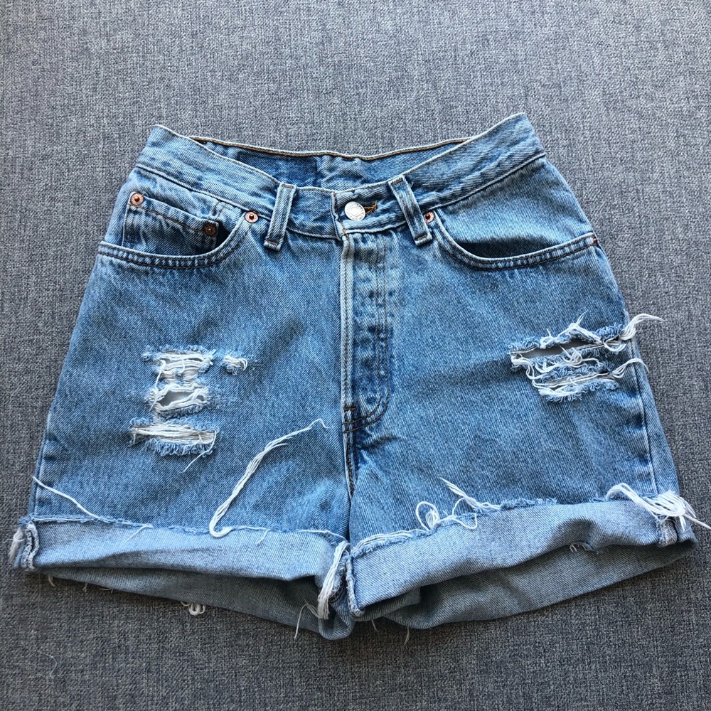 Vintage Levi’s Denim Jean Shorts Thick 100% Cotton